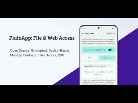 PlainApp: File & Web Access 